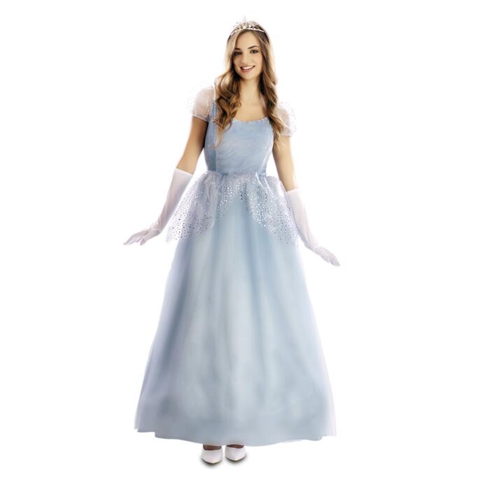 DISFRAZ PRINCESA AZUL MUJER T-ML - Imagen 1