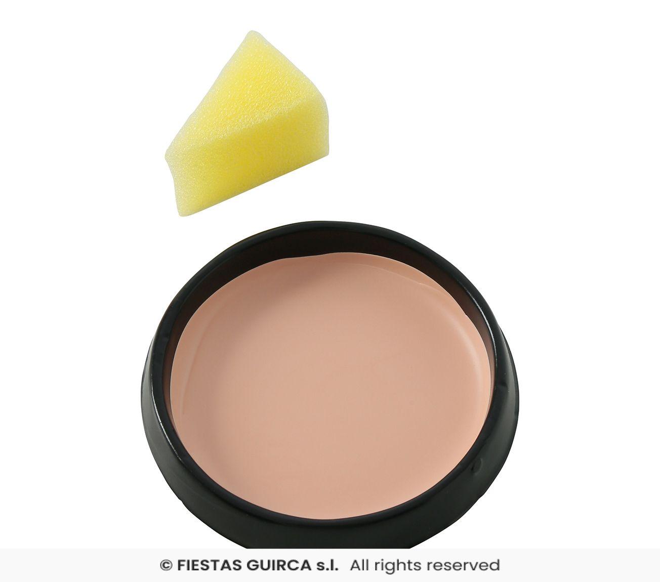 maquillaje con esponja carne crema marron claro - Imagen 2