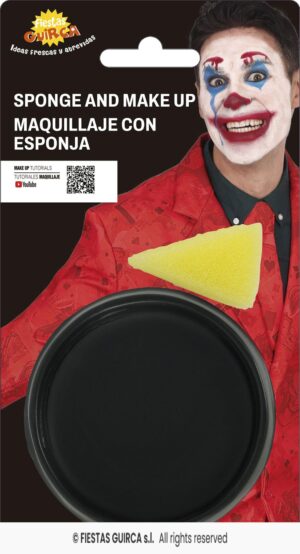 maquillaje con esponja negro