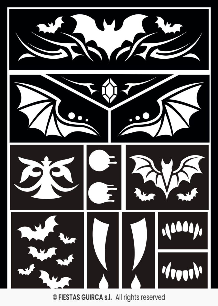 Plantilla maquillaje vampiro - Imagen 2