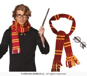Conjunto mago: bufanda gafas