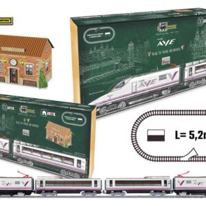 Tren Eléctrico Renfe AVE con Estación y Encarrilador