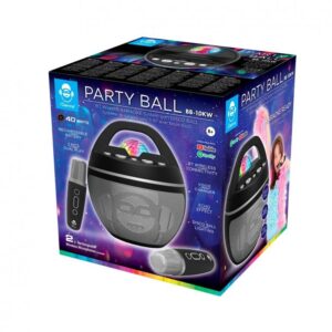 Karaoke Party Ball con 2 micrófonos iDance