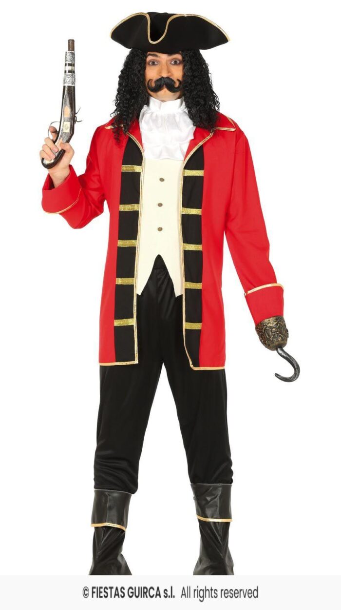 Disfraz capitan pirata t.m - Imagen 1