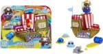 DohKins Pirate Ship Playset & Pirate - Masa que Nunca se Seca