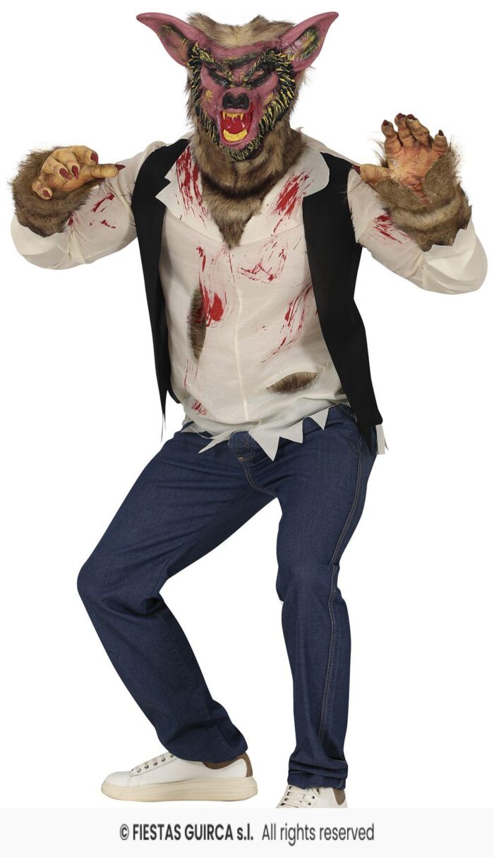 Disfraz Hombre lobo killer werewolf t.M - Imagen 1