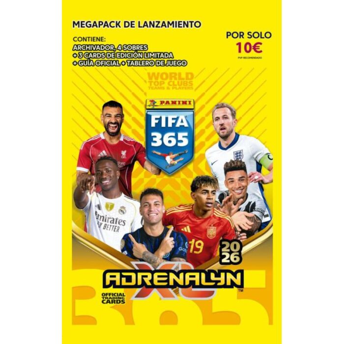 Panini FIFA 365 Adrenalyn 2026 Megapack - Imagen 1