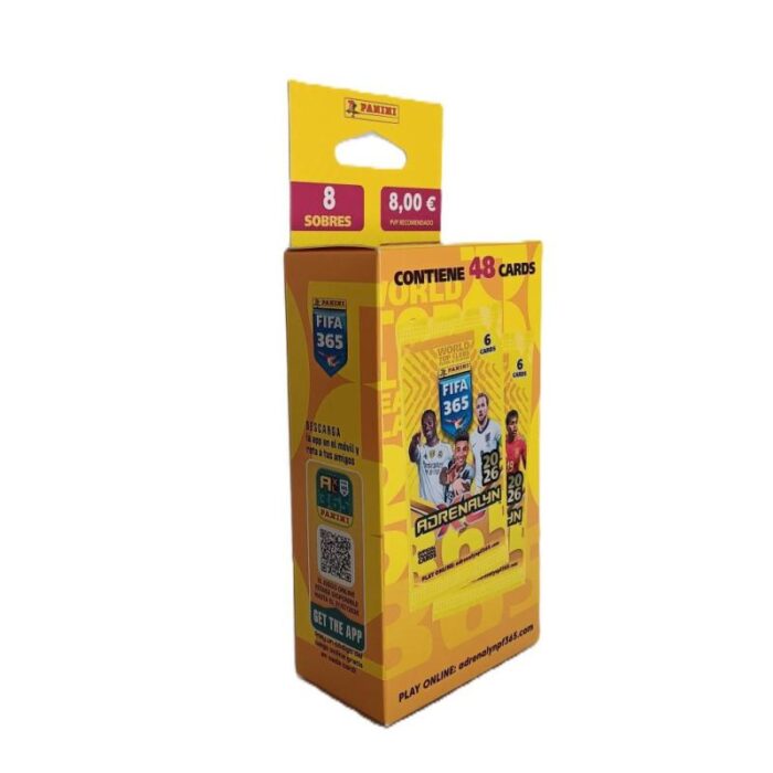 Panini FIFA 365 Adrenalyn 2026 Ecoblíster con 8 Sobres de Cartas - Imagen 1