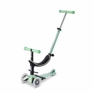 Patinete Micro Mini 4en1 Deluxe LED menta Mini2Grow