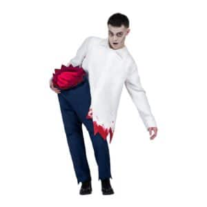 DISFRAZ CORTADO POR LA MITAD