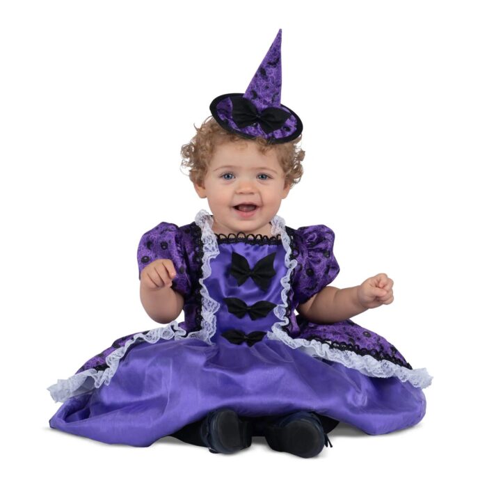 DISFRAZ BRUJA VERSALLES MORADA 1-2 AÑOS - Imagen 1