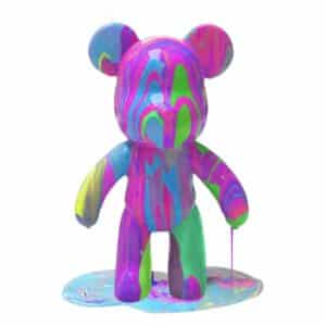 Marbleous Bear Set – Crea tu oso de colores neón
