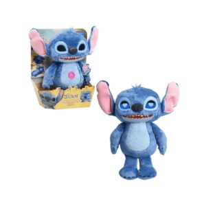 Peluche Interactivo Stitch Disney 30 cm – Con ojos LED y respuesta táctil