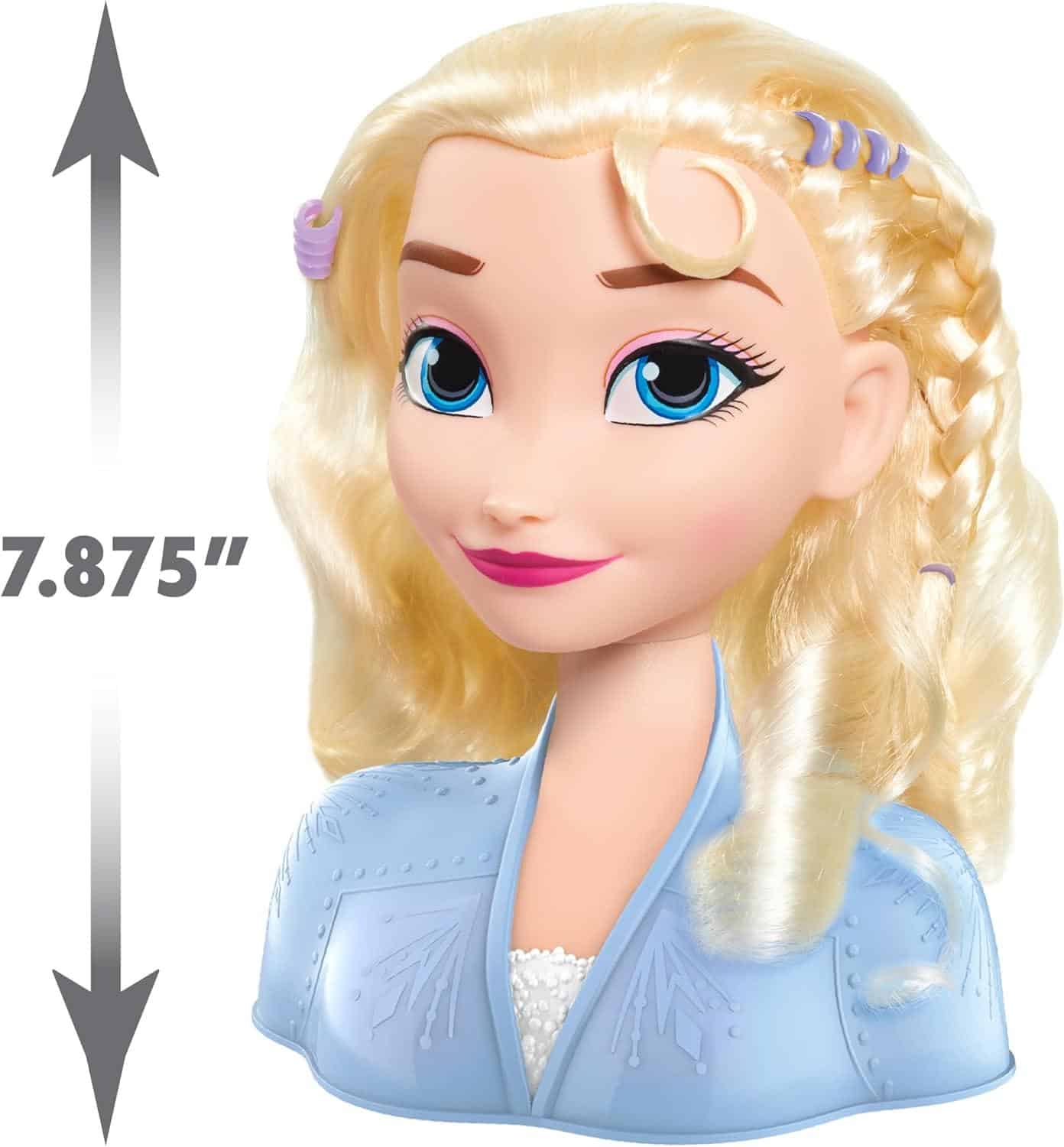 Cabeza de peinado básica de Elsa de Disney Frozen 2 - Imagen 3