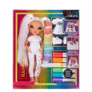 Rainbow High Color & Create Muñeca Ojos Verdes