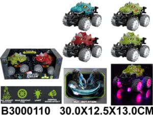Pack 2 Vehiculos Dinos Friccion