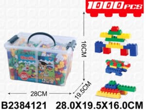 Caja de Construcción Infantil 1000 Piezas – Bloques de Construcción