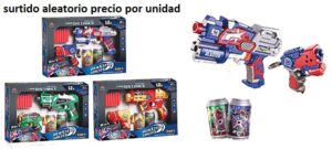 Pistola Blaster Shots Pack Capitán con Dardos de Espuma