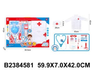 Caja Doctor Grande Con Accesorios
