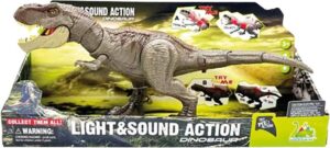 Dinosaurio Tiranosaurio Rex con Luz y Sonido