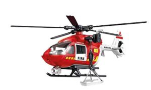 Helicóptero de Bomberos con Luces y Sonido – Rescue Fire