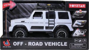 Coche Todoterreno Blanco con Luz y Sonido