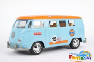 Furgoneta VW Bus con Luz y Sonido – Modelo Clásico 1:14