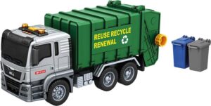 Camión de Basura con Luz y Sonido – Reciclaje y Carga Trasera