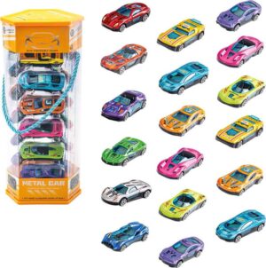 Caja 18 Coches Std. Metalicos