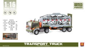 Camion Con Jaula Dinosaurio 40Cm. Luces Y Sonidos
