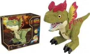 Dinosaurio Dilophosaurus con Humo y Sonidos 17 cm
