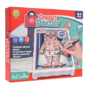 Juego Crazy Doctor Operación – Juego de Pulso y Habilidad
