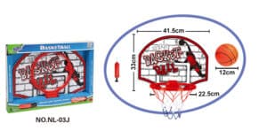 Canasta Infantil Basketball 41Cm