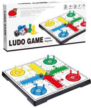 Parchís Magnético Plegable 31×31 cm – Juego Clásico de Mesa