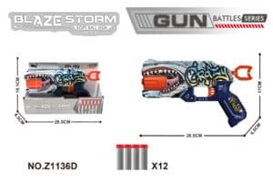 Pistola Xrevolt 12 Dardos