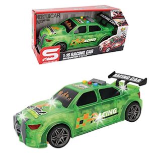 Coche Racing con Luces y Sonido 25 cm – Coche Deportivo Infantil