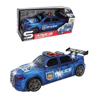 Coche Policía con Luces y Sonidos 25 cm – Vehículo Infantil
