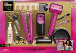 Set de Peluquería Infantil Completo con 11 Accesorios – Shiny Hair Salon
