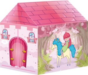 Casa de Tela Unicornio 95×70×104 cm – Casita Infantil Mágica