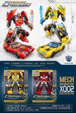 Transformer Crazed Samurai Std. Rojo