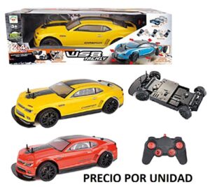 Coche RC Corvette 4WD 45 cm – Drift y Velocidad