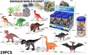 Bote de Dinosaurios – 16 Piezas