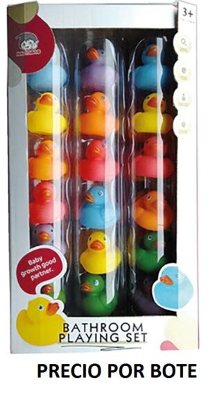 Tubo con 6 Patitos de Colores