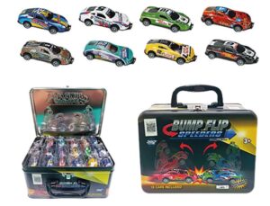 Maletín con 18 Coches de Metal – Coches de Juguete a Escala 1:64