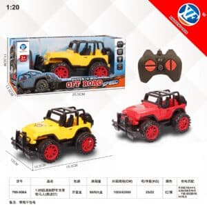 RC Jeep Off Road 1:20 – Coche Teledirigido Todoterreno 20 cm