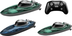 RC Lancha Teledirigida con Luces LED y Giro