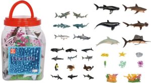 Bote de Animales Marinos 55 Piezas – Set Sea Life