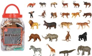 Bote de Animales Salvajes 55 Piezas – Set Wild Life