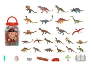 Bote de Dinosaurios 55 Piezas – Dino World