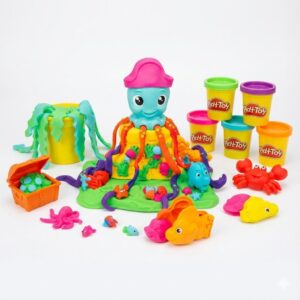 Playtoy Pulpo – Set de Plastilina Compatible con Play-Doh